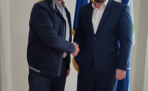 Foto: NES BiH / Škrijelj, Šljivo i Nurković pristupili Narodnom evropskom savezu (NES)