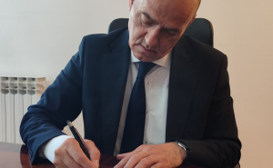 Foto: NES BiH / Škrijelj, Šljivo i Nurković pristupili Narodnom evropskom savezu (NES)