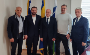 Foto: NES BiH / Škrijelj, Šljivo i Nurković pristupili Narodnom evropskom savezu (NES)