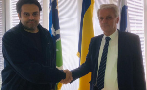 Foto: NES BiH / Škrijelj, Šljivo i Nurković pristupili Narodnom evropskom savezu (NES)