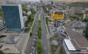 Foto: A. K. / Radiosarajevo.ba / Protestna vožnja vozača kamiona u Sarajevu