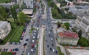 Foto: A. K. / Radiosarajevo.ba / Protestna vožnja vozača kamiona u Sarajevu