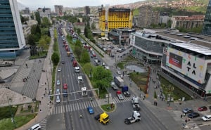 Foto: A. K. / Radiosarajevo.ba / Protestna vožnja vozača kamiona u Sarajevu