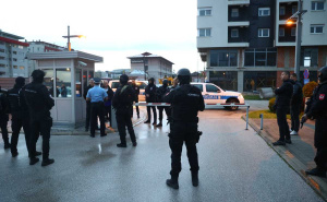 Foto: Dž. K. / Radiosarajevo.ba / Velike policijske snage u Istočnom Sarajevu