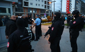 Foto: Dž. K. / Radiosarajevo.ba / Velike policijske snage u Istočnom Sarajevu