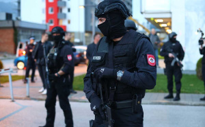Foto: Dž. K. / Radiosarajevo.ba / Velike policijske snage u Istočnom Sarajevu