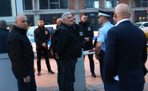 Foto: Dž. K. / Radiosarajevo.ba / Velike policijske snage u Istočnom Sarajevu