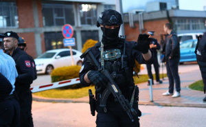 Foto: Dž. K. / Radiosarajevo.ba / Velike policijske snage u Istočnom Sarajevu