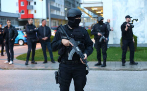Foto: Dž. K. / Radiosarajevo.ba / Velike policijske snage u Istočnom Sarajevu
