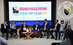 Foto: Olimpijski komitet BiH / Panel diskusija "Vizija i put ka Olimpijskim igrama LA 2028"