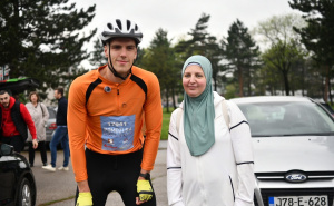 Foto: A. K. / Radiosarajevo.ba / Faruk Suljović počeo humanitarni maraton