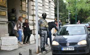 Foto: A. K. / Radiosarajevo.ba / Privođenje ministrice Ende Pavić Pečenković