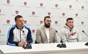 Foto: A. K. / Radiosarajevo.ba / Zoran Zekić, Denis Ćorić i Kenan Magoda