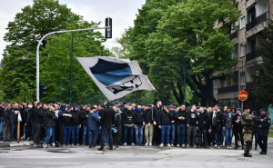 Foto: A. K. / Radiosarajevo.ba / Korteo Manijaka krenuo na Koševo