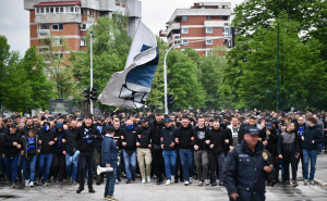 Foto: A. K. / Radiosarajevo.ba / Korteo Manijaka krenuo na Koševo