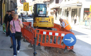 Foto: Dž. K. / Radiosarajevo.ba / Nedovršeni radovi u Sarajevu