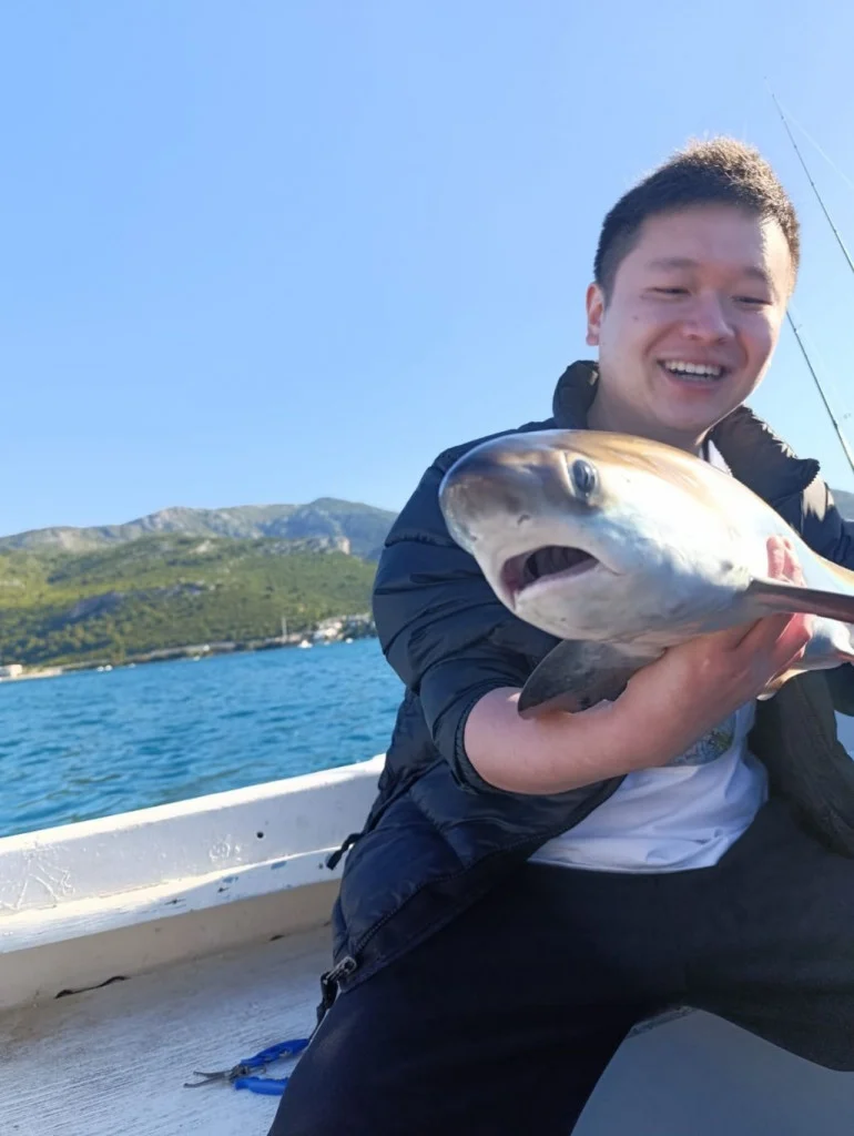 Morski pas lisica snimljen u Neumu