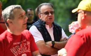 Foto: A. K. / Radiosarajevo.ba / Radni ručak samostalnih sindikata na Vilsonom šetalištu