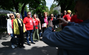 Foto: A. K. / Radiosarajevo.ba / Radni ručak samostalnih sindikata na Vilsonom šetalištu