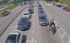 Foto: Printscreen / Gužve na graničnim prijelazima u BiH za 1. maj