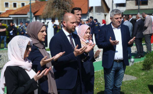 Foto: Dž. K. / Radiosarajevo.ba / Na Kovačima obilježena godišnjica odbrane Predsjedništva BiH i Sarajeva