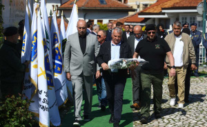 Foto: Dž. K. / Radiosarajevo.ba / Na Kovačima obilježena godišnjica odbrane Predsjedništva BiH i Sarajeva