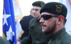 Foto: Dž. K. / Radiosarajevo.ba / Zelene beretke u bivšoj Dobrovoljačkoj