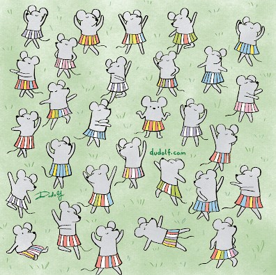 Miševi vježbaju balet