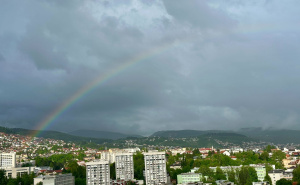 Foto: Čitatelj / Duga iznad Sarajeva