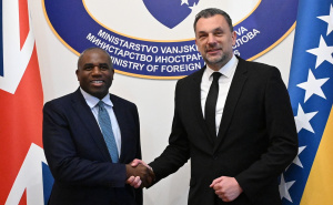Foto: N. G. / Radiosarajevo.ba / David Lammy i Elmedin Konaković
