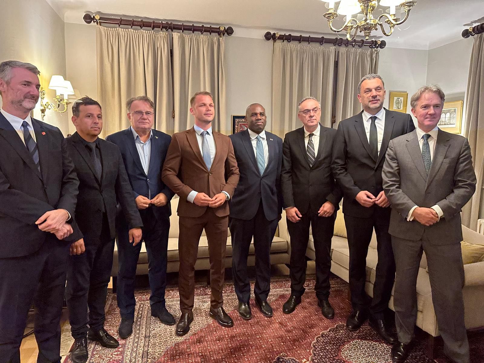 Edin Forto, Nebojša Vukanović, Nermin Nikšić, Draško Stanivuković, David Lammy, Milan Miličević, Elmedin Konaković, Julian Reilly