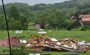 Foto: Bhmeteo.ba / Posljedice nevremena na sjeveroistoku Bosne