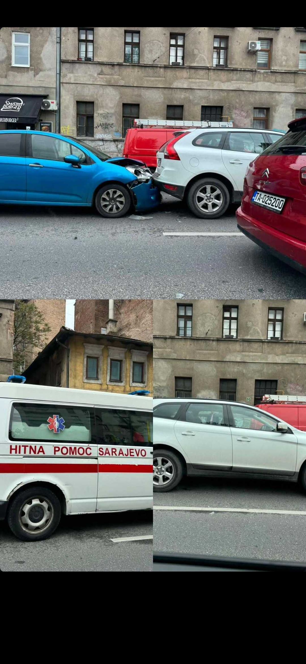 Saobraćajna nesreća na Marijin Dvoru