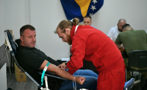 Foto: A.K./Radiosarajevo.ba / Darivanje krvi u Novom Sarajevu