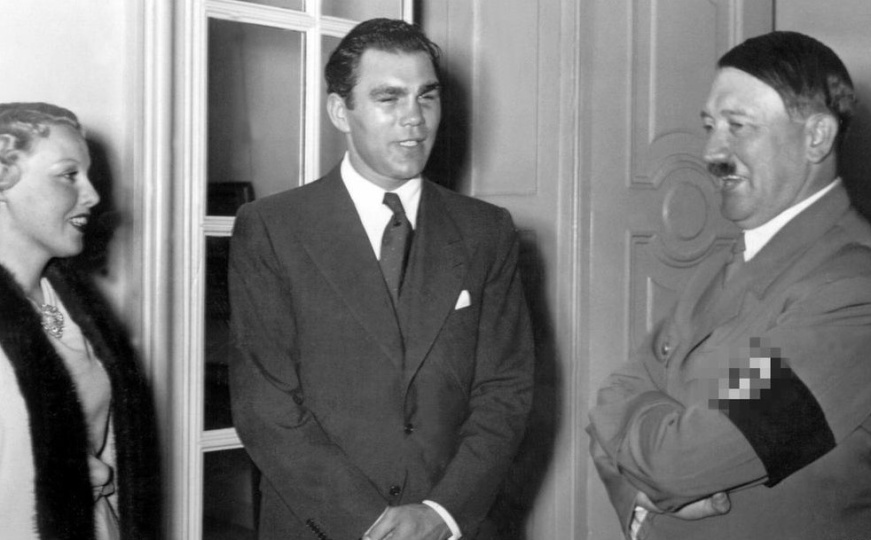 Max Schmeling, svjetski prvak u boksu sa suprugom Anny Ondra kod Hitlera, 30. 11. 1935.