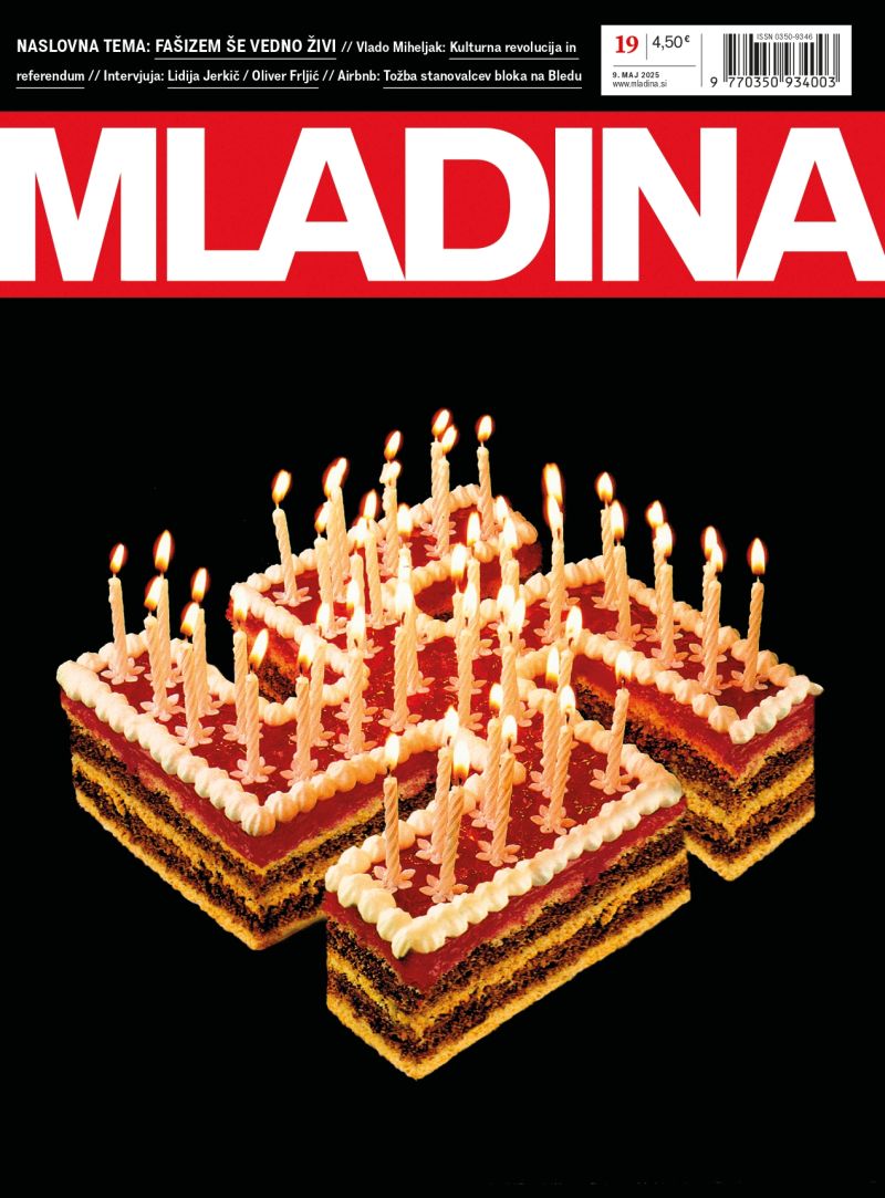 Naslovnica Mladine, 9. maj 2025. godine