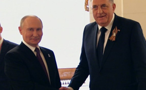 Foto: SNSD / X.com / Dodik i Putin u Moskvi