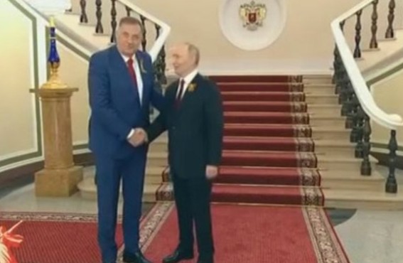 Milorad Dodik i Vladimir Putin