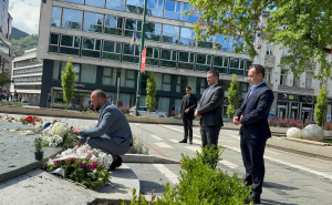Foto: Radio Sarajevo / Godišnjica obilježavanja podizanja Spomenika ubijenoj djeci Sarajeva