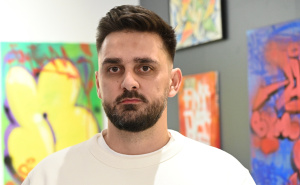 Foto: N.G / Radiosarajevo.ba / Prva samostalna izložba repera Frenkija