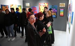 Foto: N.G / Radiosarajevo.ba / Prva samostalna izložba repera Frenkija