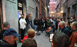 Foto: N.G / Radiosarajevo.ba / Prva samostalna izložba repera Frenkija