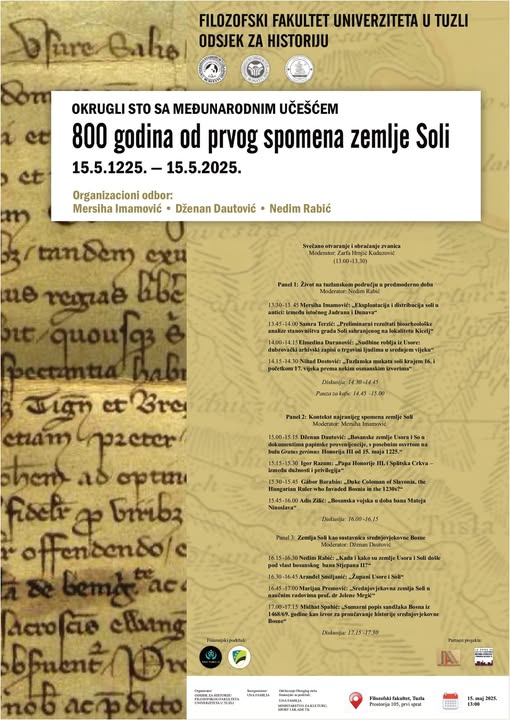 800 godina od prvog spomena zemlje Soli - pozivnica