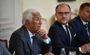 Foto: A.K./Radiosarajevo.ba / Antonio Costa na prijemu u Predsjedništvu BiH