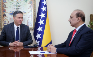 Foto:  Kabinet člana Predsjedništva BiH / Sastanak s ambasadorom Islamske Republike Pakistan u Bosni i Hercegovini