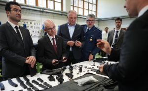 Foto: Ministarstvo odbrane BiH / Zukan Helez u posjeti Goraždu