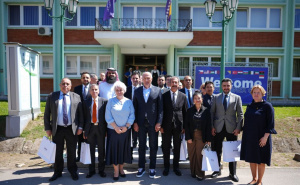 Foto: Ministarstvo odbrane BiH / Zukan Helez u posjeti Goraždu