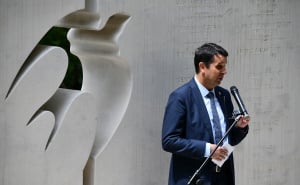 Foto: A.K./Radiosarajevo.ba / Odavanje počasti poginulim pripadnicima Odreda policije Lasta