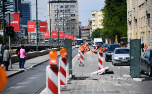Foto: A. K. / Radiosarajevo.ba / Radovi na Obali Kulina bana