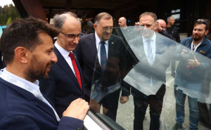 Foto: Dž. K. / Radiosarajevo.ba / Milorad Dodik i Đuro Macut